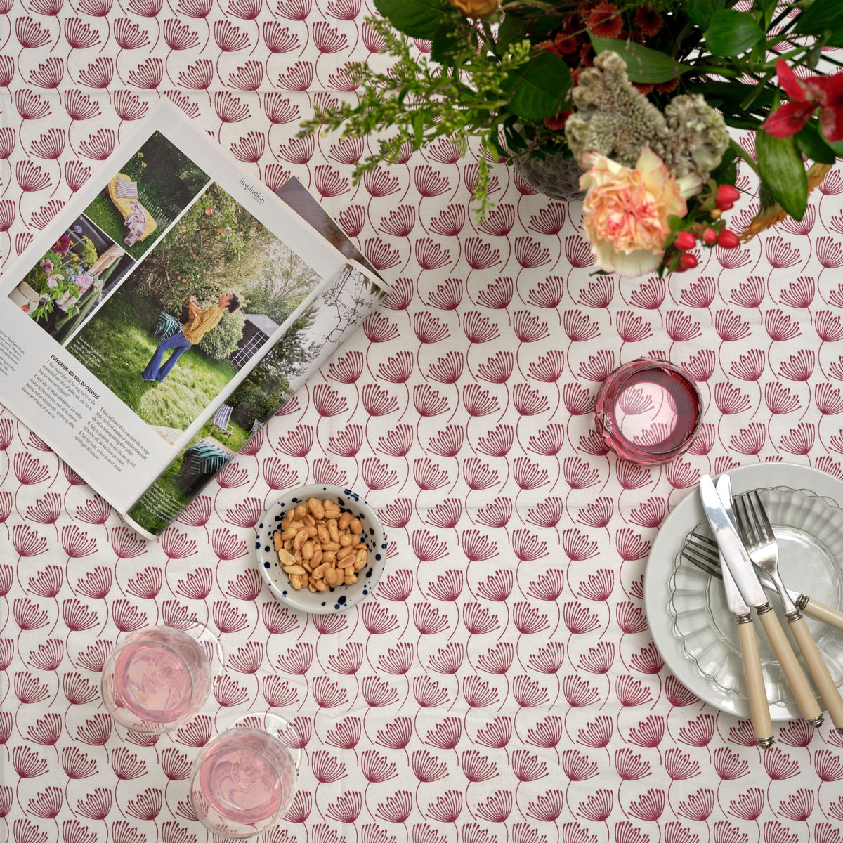 Dug - Bordeaux blomst