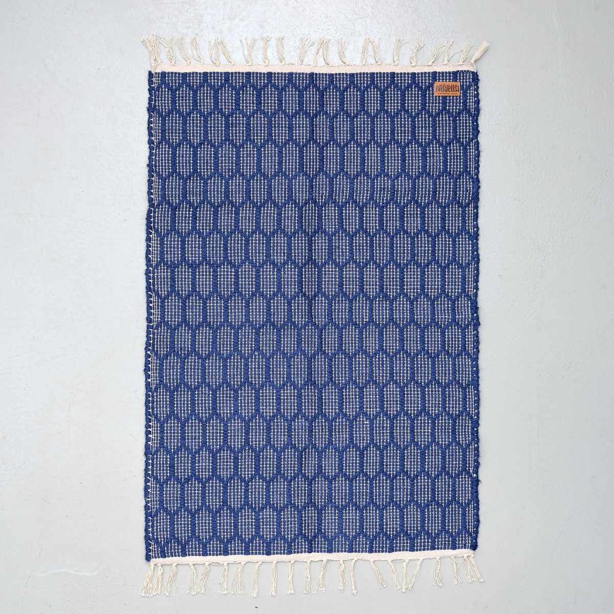 Honning dørmåtte 60 x 90 (blå)