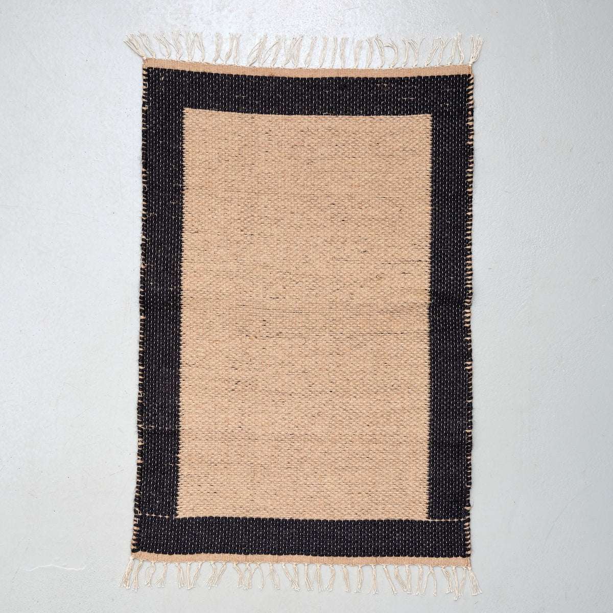 Vendbar dørmåtte 60 x 90 (sort)