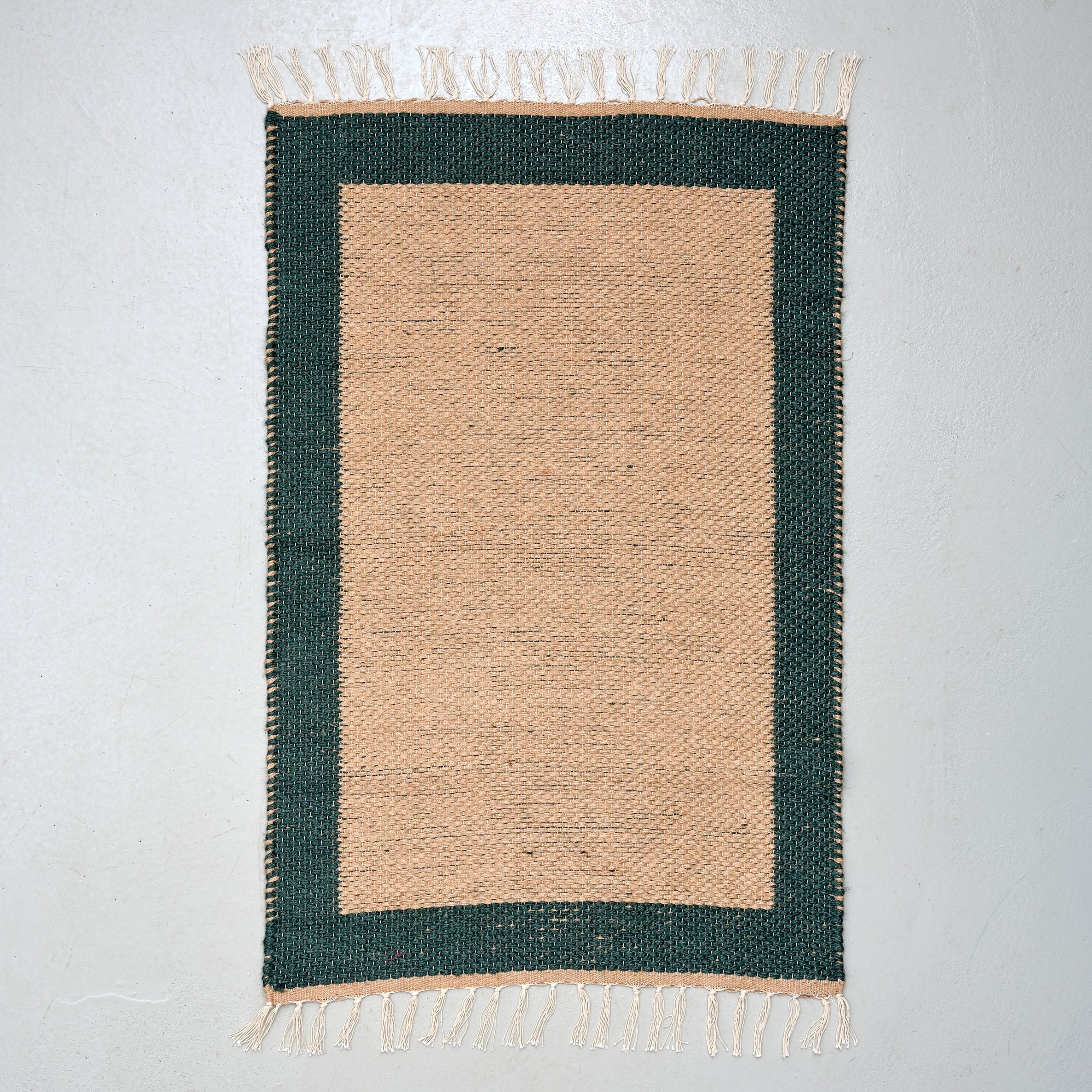 Dørmåtte 60 x 90 (vendbar jute/grøn)