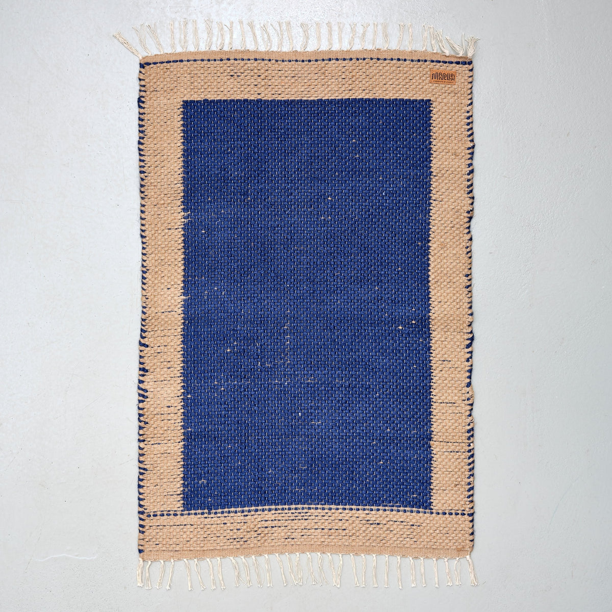 Vendbar dørmåtte 60 x 90 (blå)