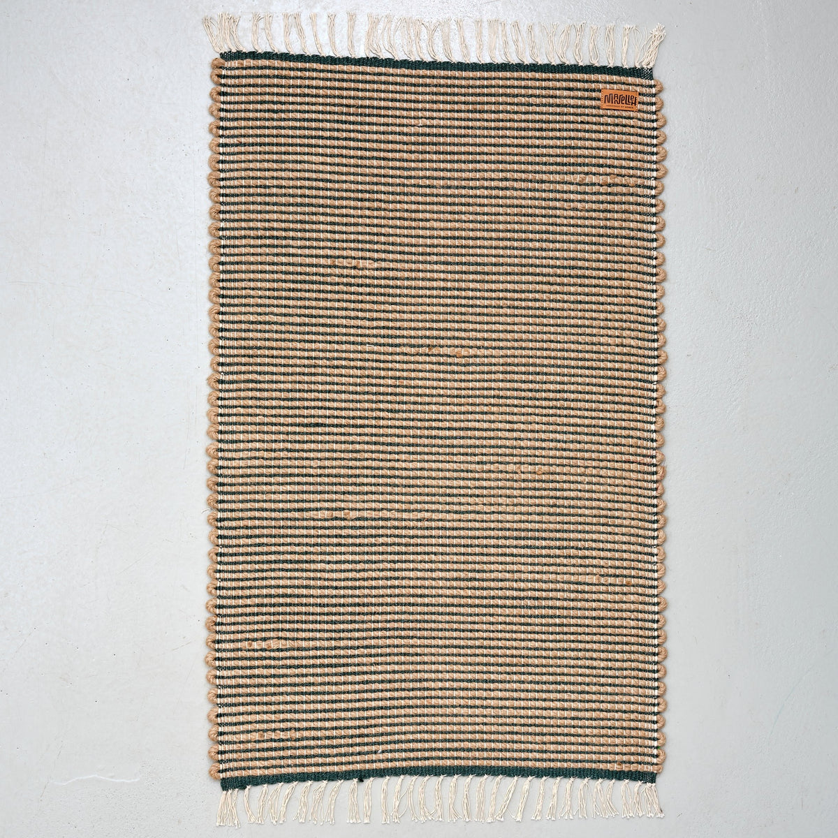 Dørmåtte 60 x 90 (kraftig jute/grøn)