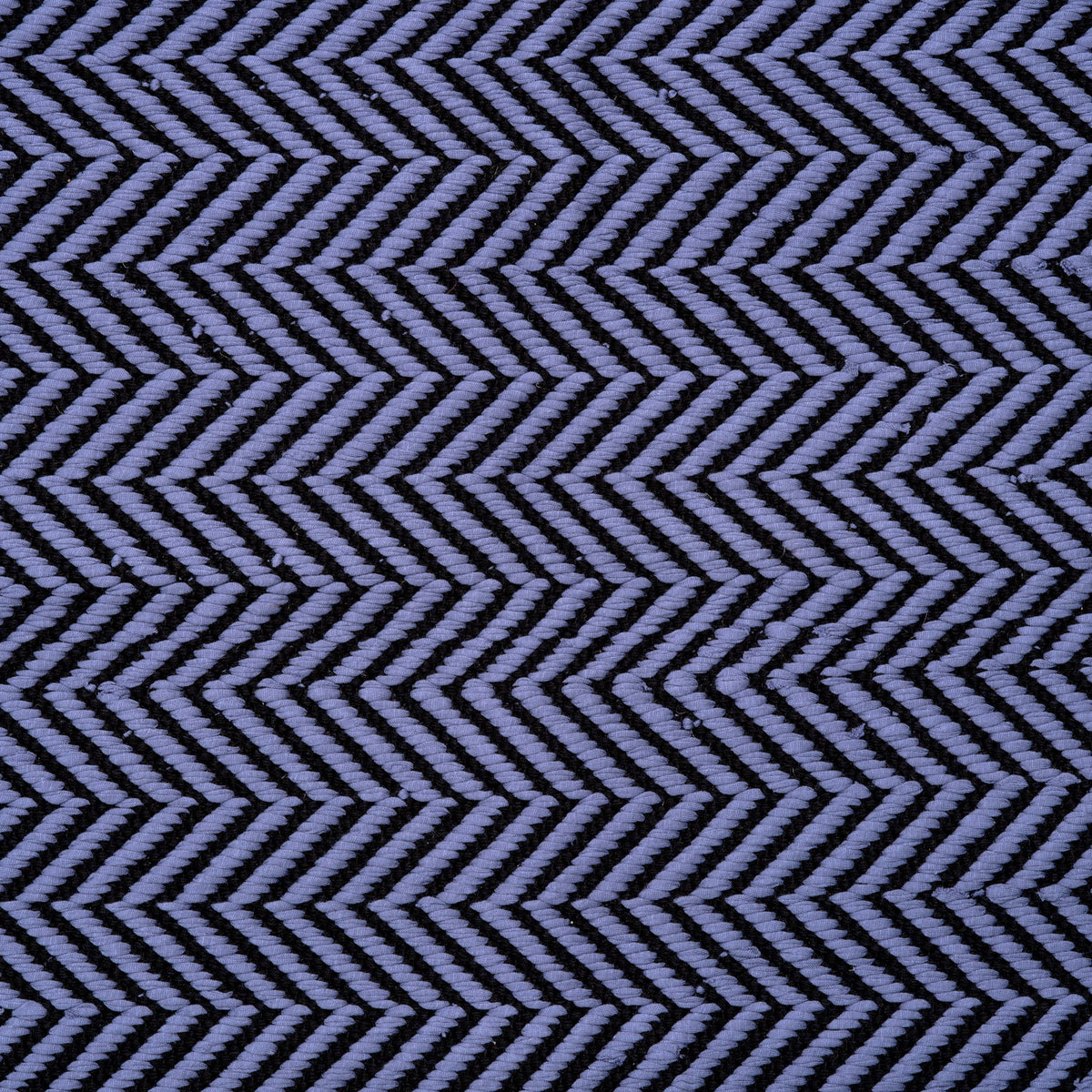 Løber 75x180 cm (zig-zag blå-sort)