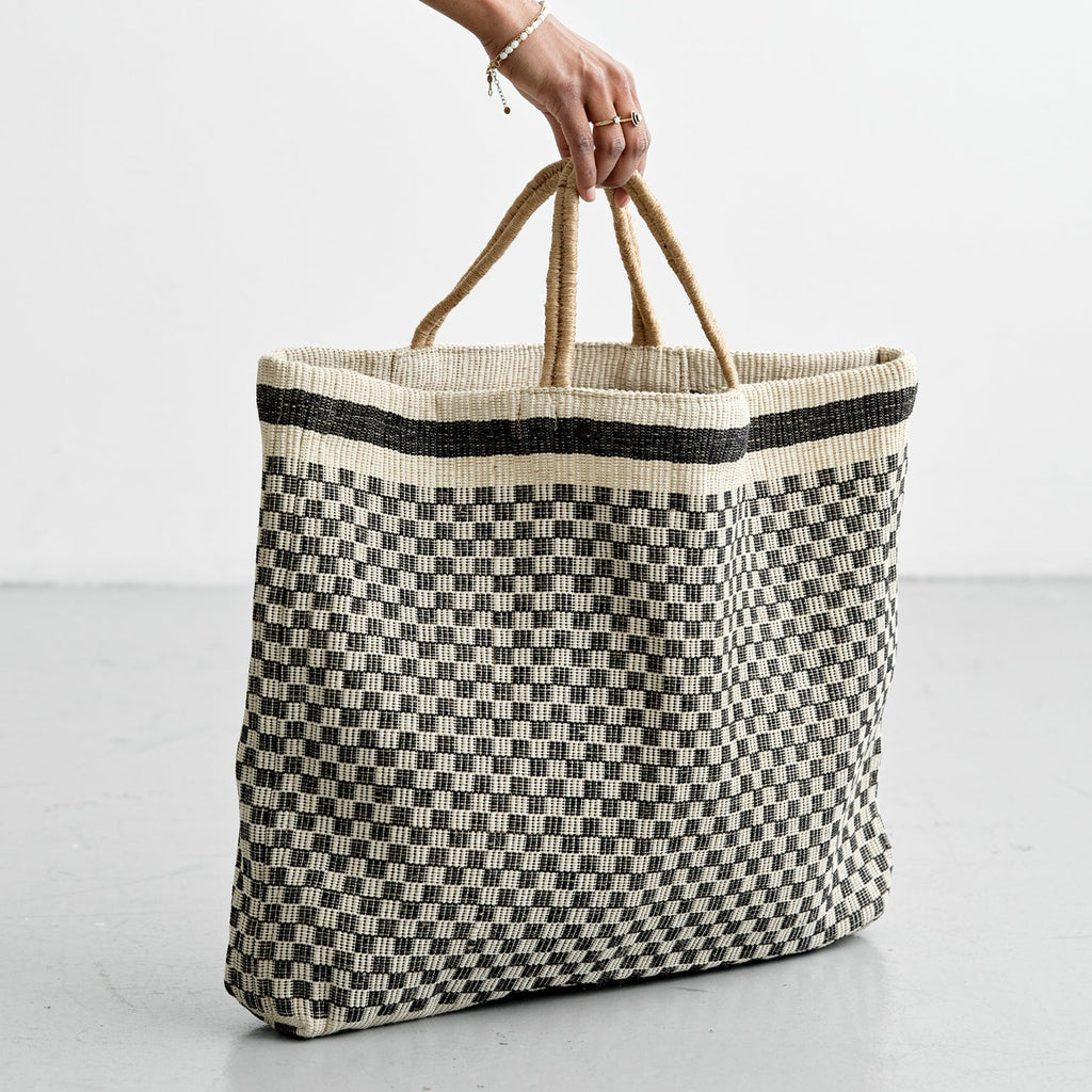 Weekend bag (checkered wide model)