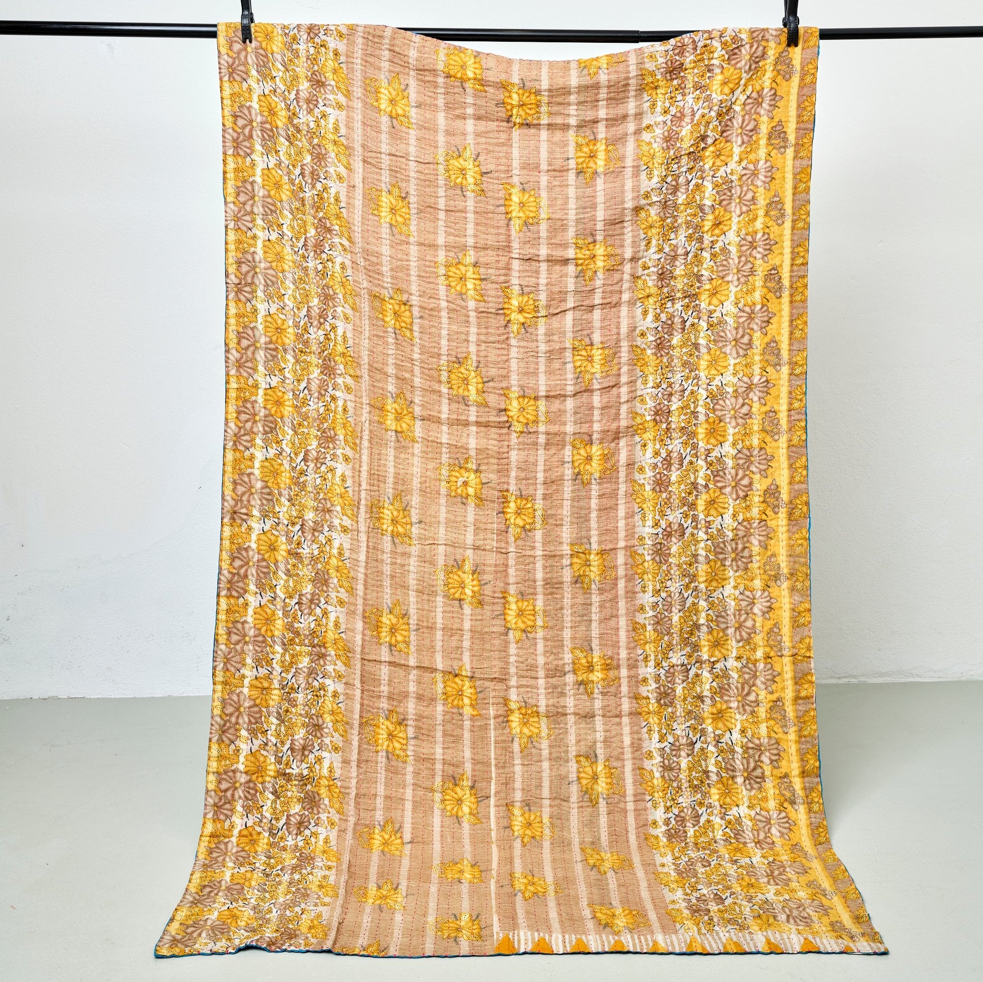 <tc>Cotton kantha blanket 120 x 200 cm</tc>