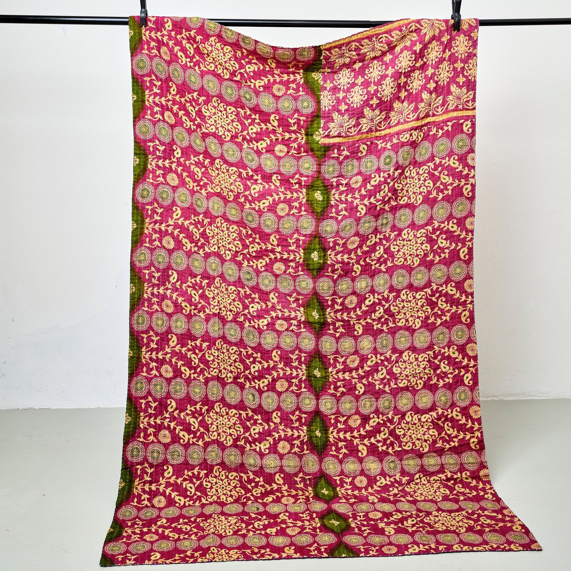 <tc>Cotton kantha blanket 120 x 200 cm</tc>