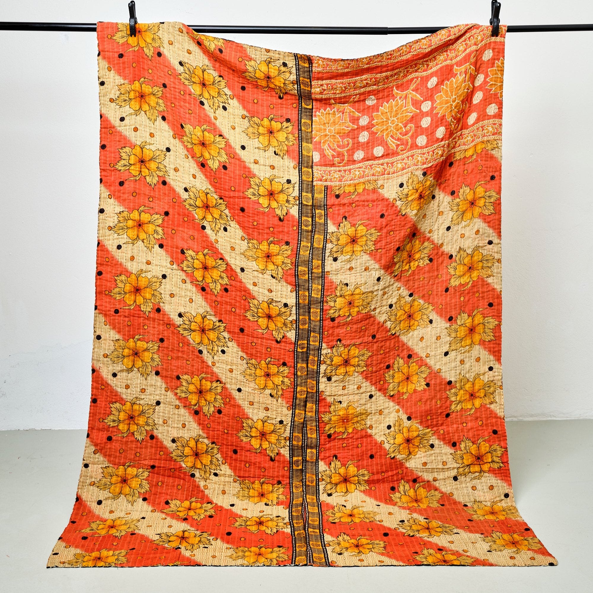 <tc>Cotton kantha blanket 140 x 200 cm</tc>