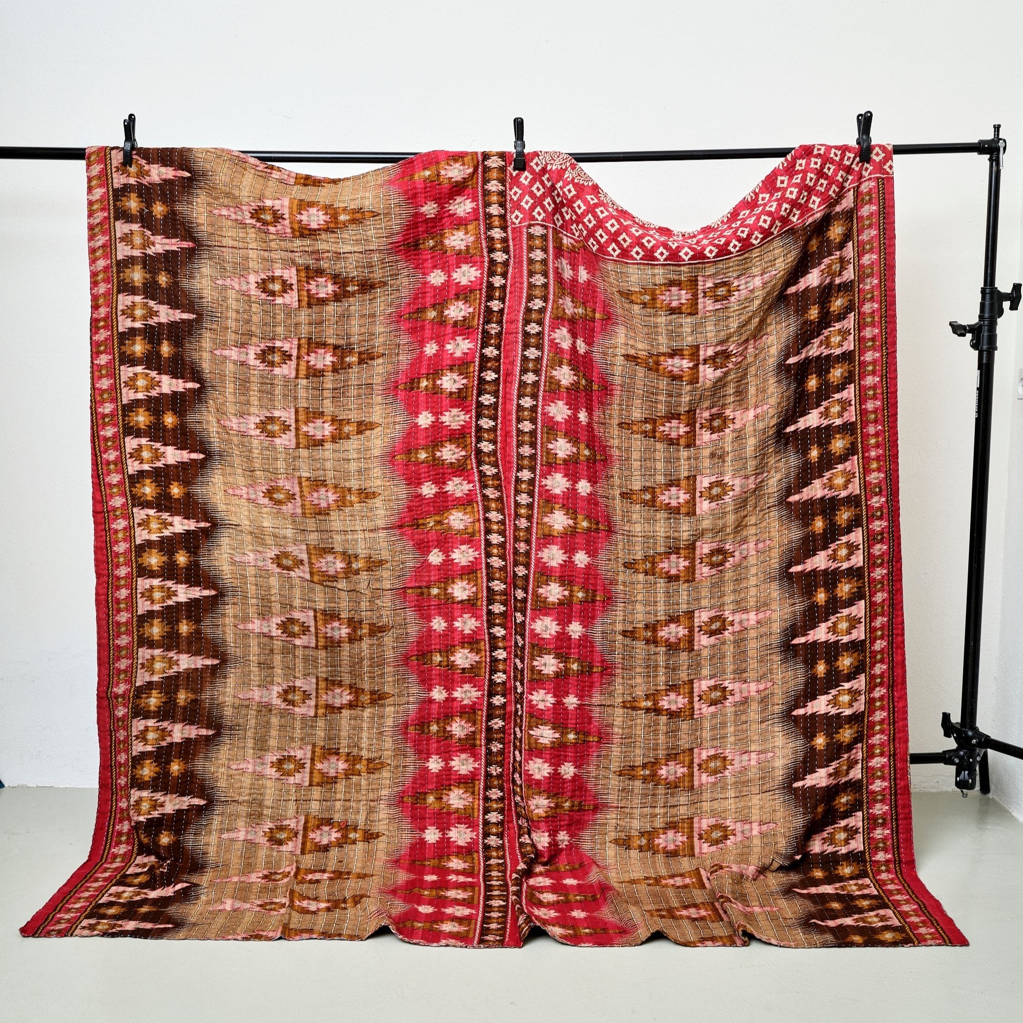 <tc>Cotton kantha blanket 200 x 200 cm</tc>