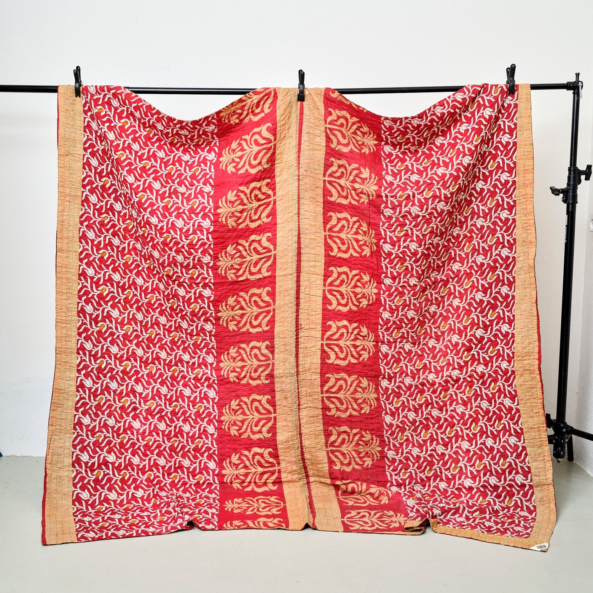 <tc>Cotton kantha blanket 200 x 200 cm</tc>