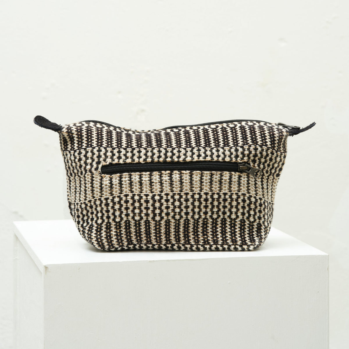 Jute toiletpung (sort)
