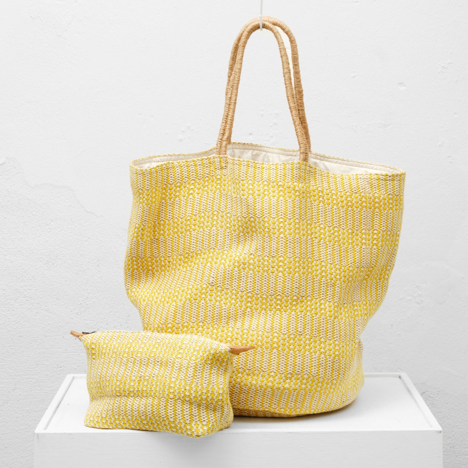 Jute toiletpung (gul)