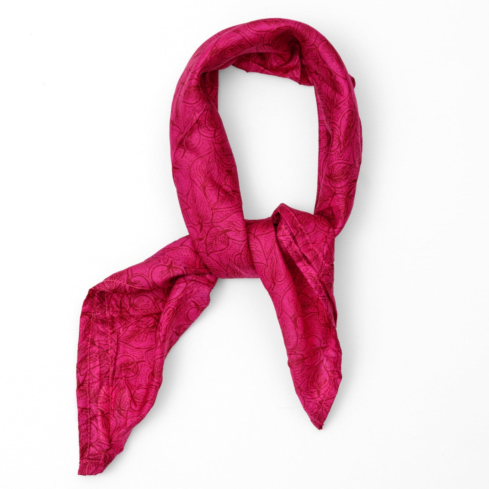 Silke-tørklæde 65 x 65