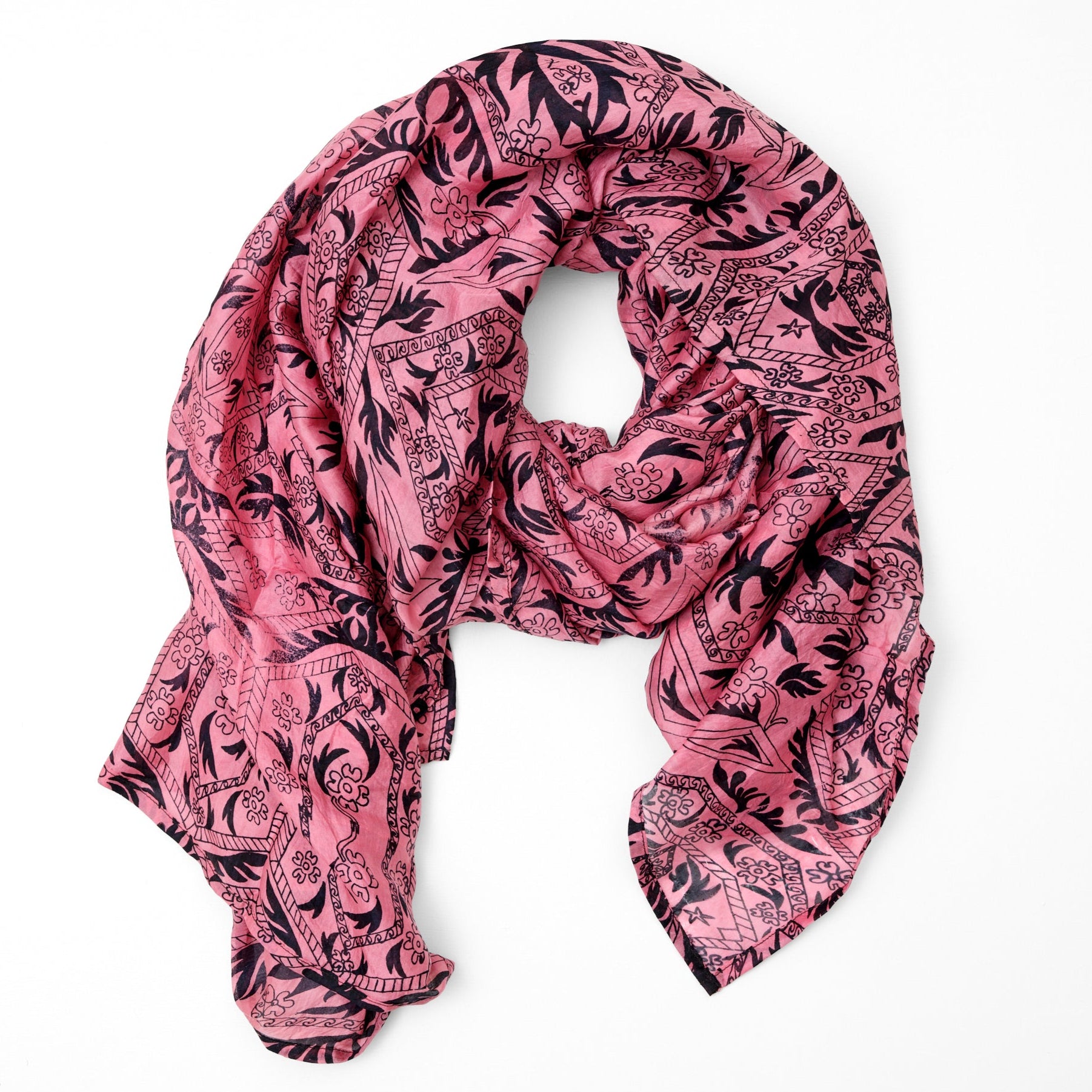 Silke-tørklæde 100 x 200