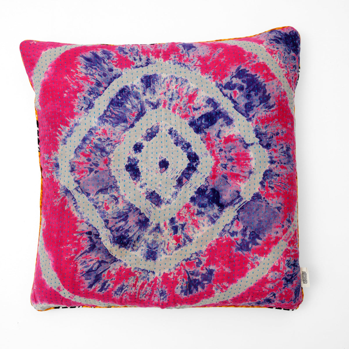 Unika kantha sari bomuldspude 60 x 60