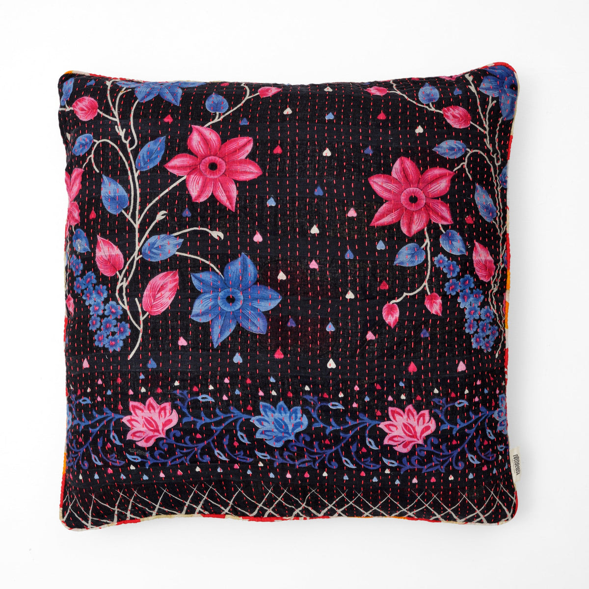 Unika kantha sari bomuldspude 60 x 60