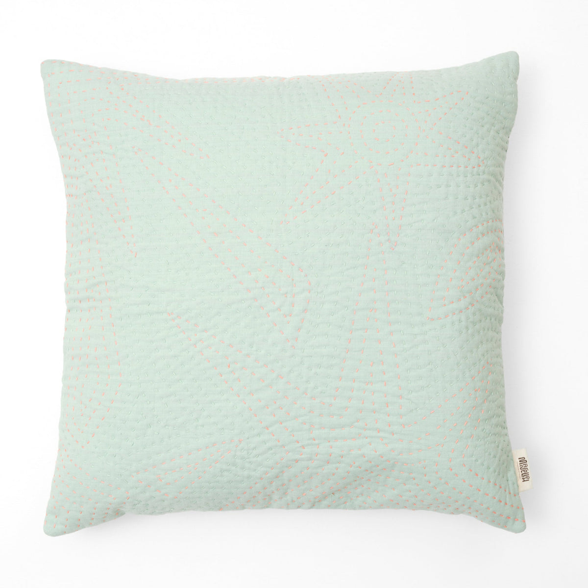 Quiltet pude 50 x 50 (Mint)