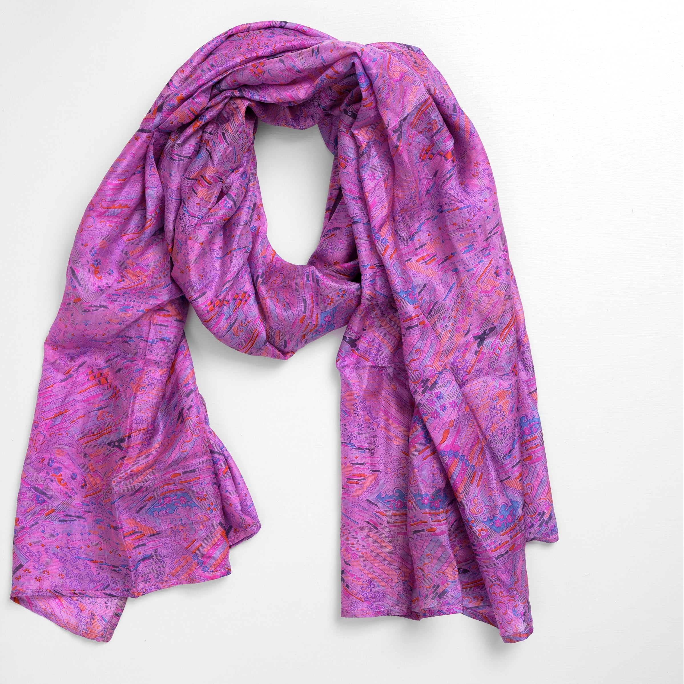 Silke-tørklæde 100 x 200