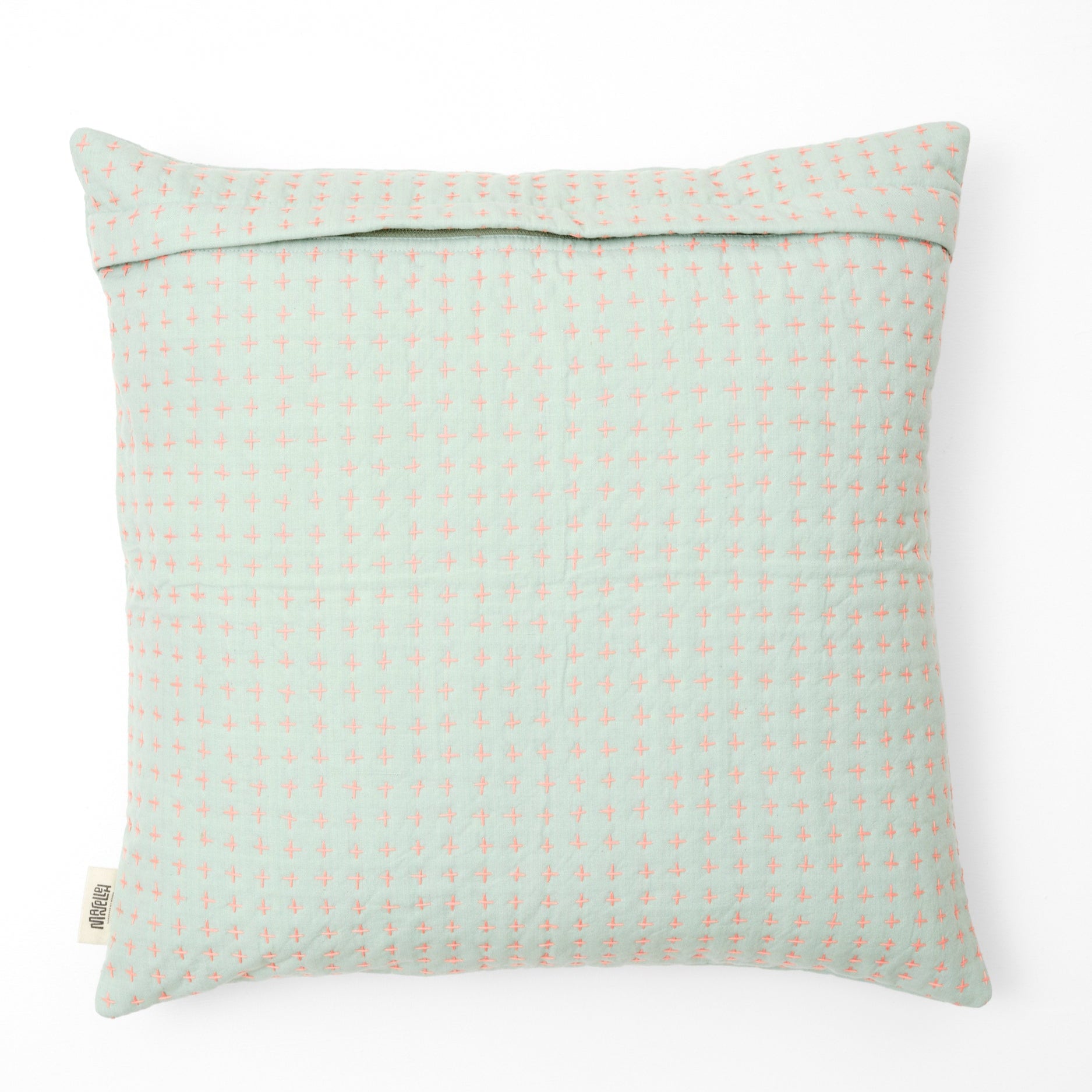 Quiltet pude 50 x 50 (Mint)