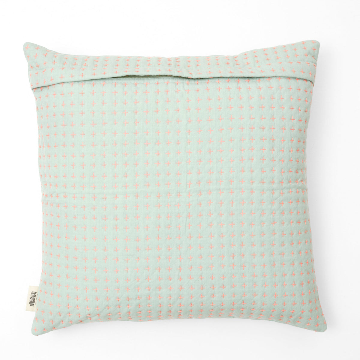Quiltet pude 50 x 50 (Mint)