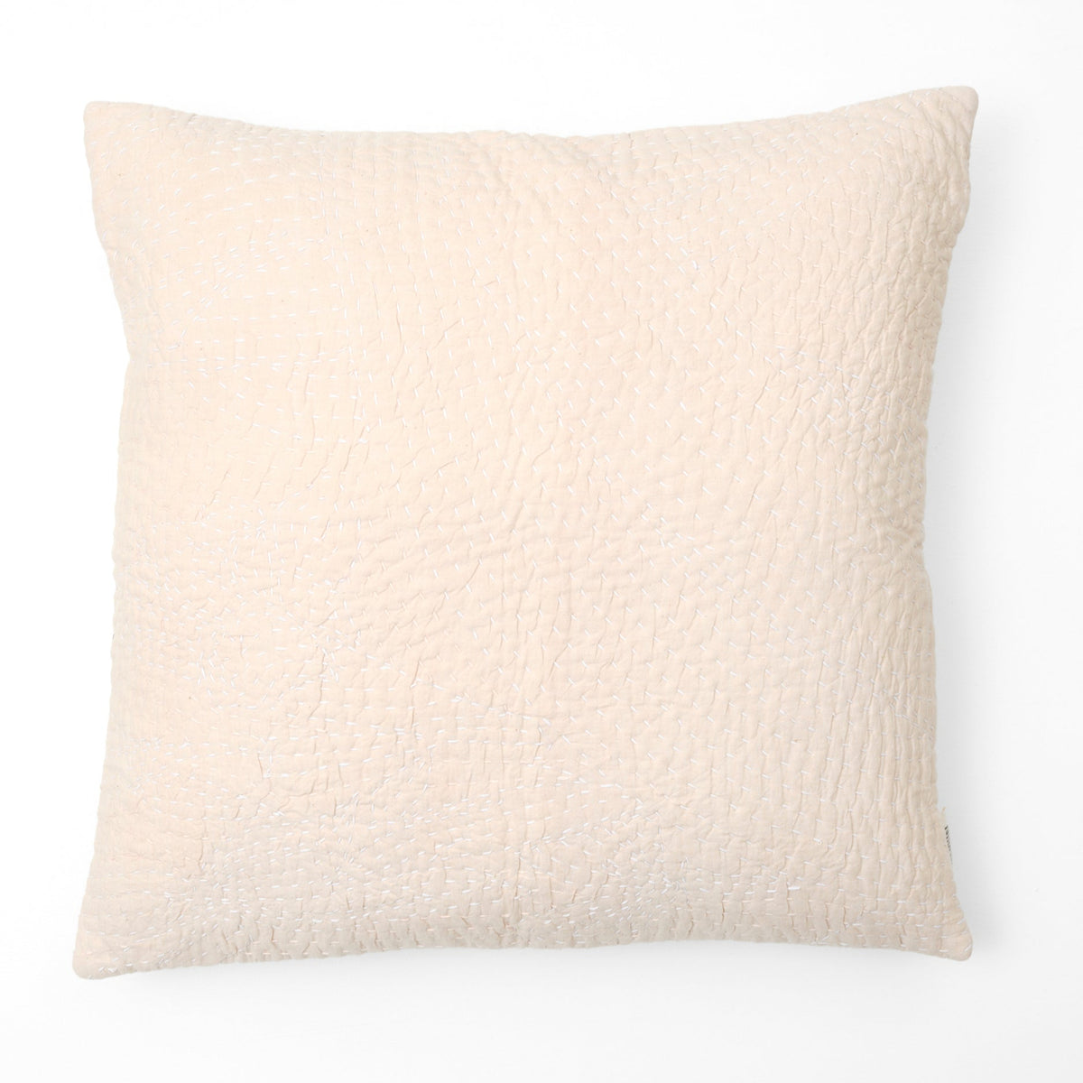 Quiltet pude 50 x 50 (Beige)