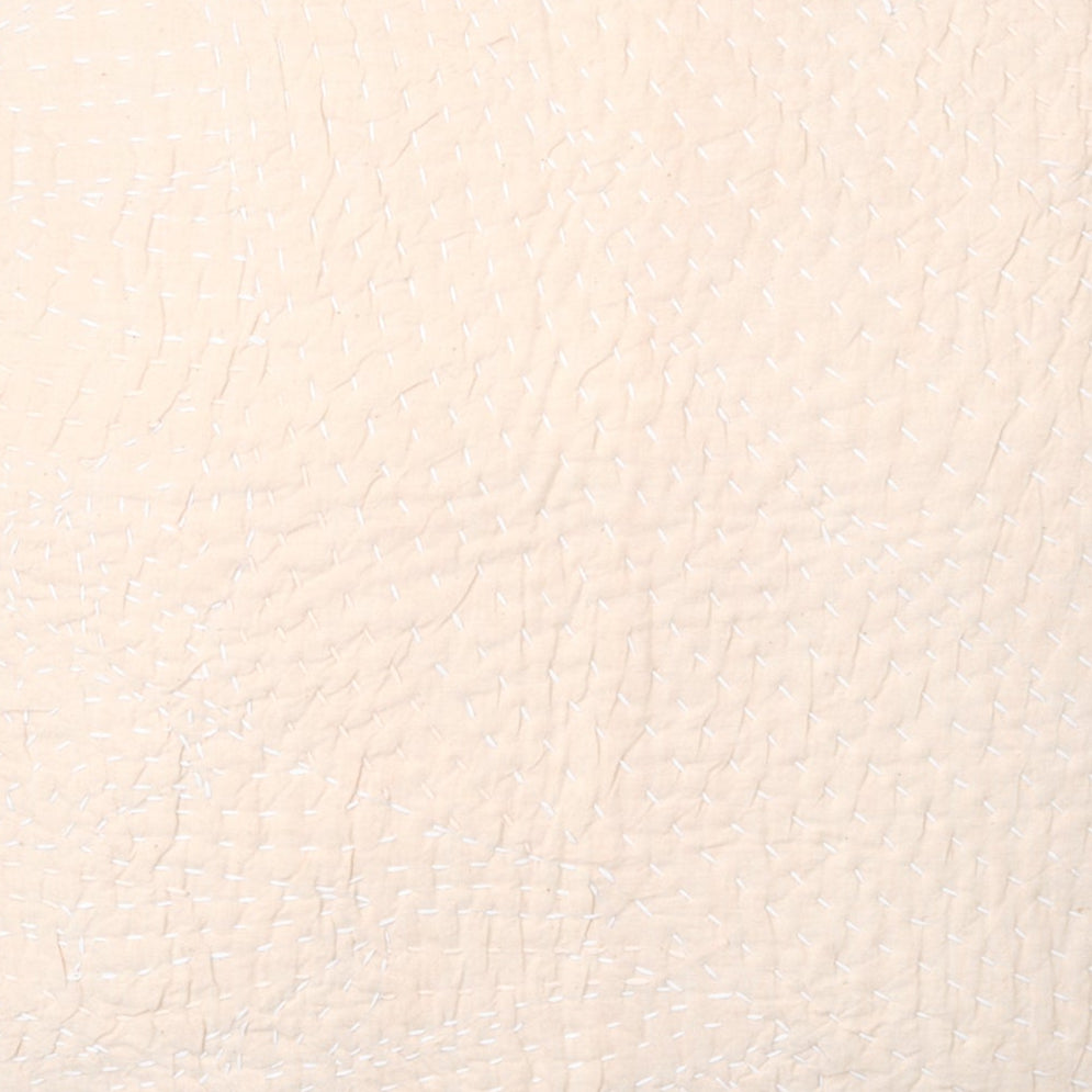 Quiltet pude 50 x 50 (Beige)
