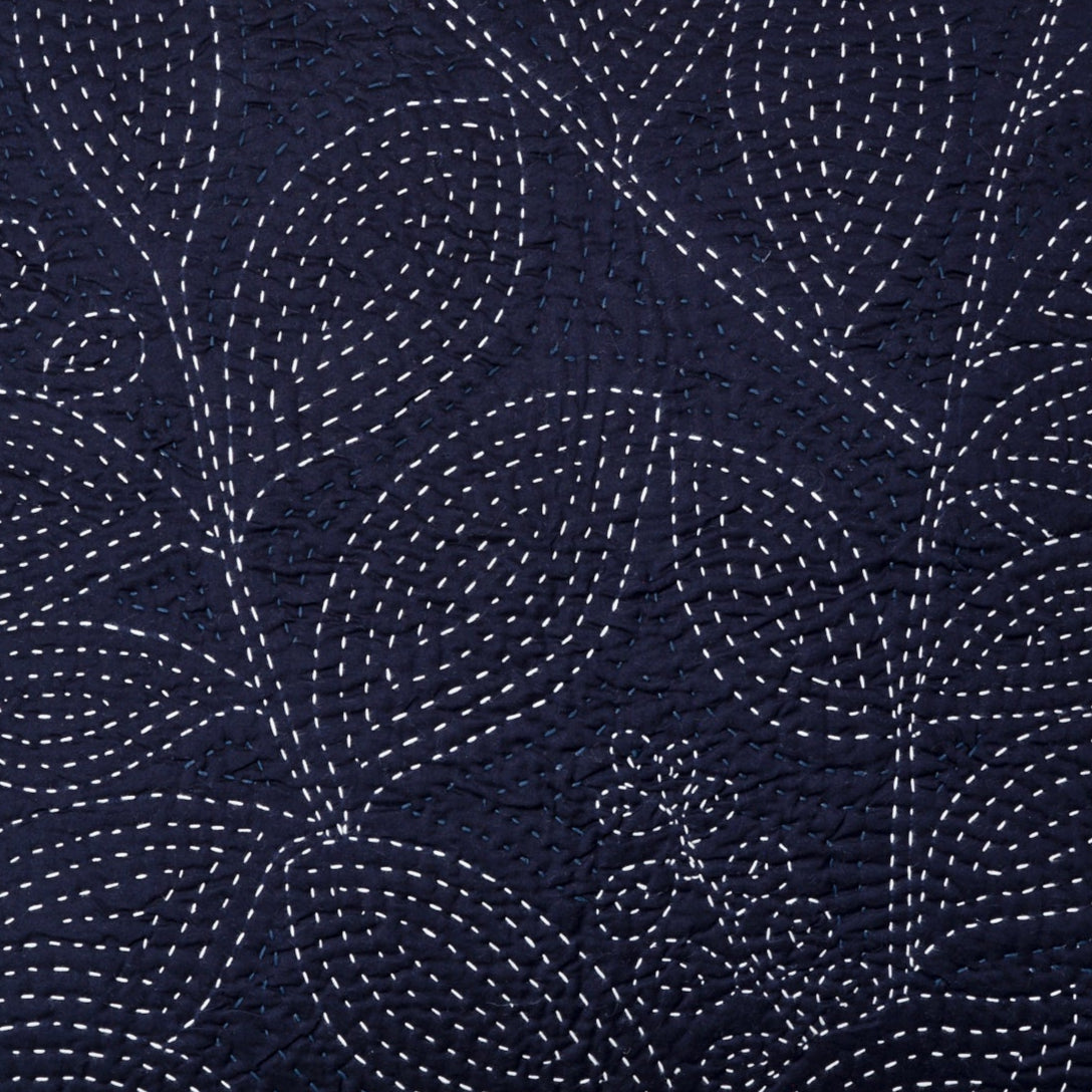 Quiltet pude 60 x 60 (Navy)