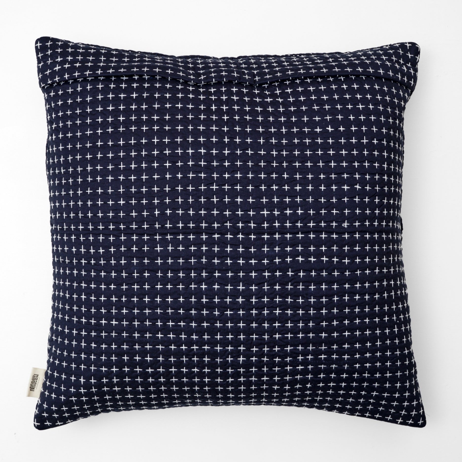 Quiltet pude 60 x 60 (Navy)