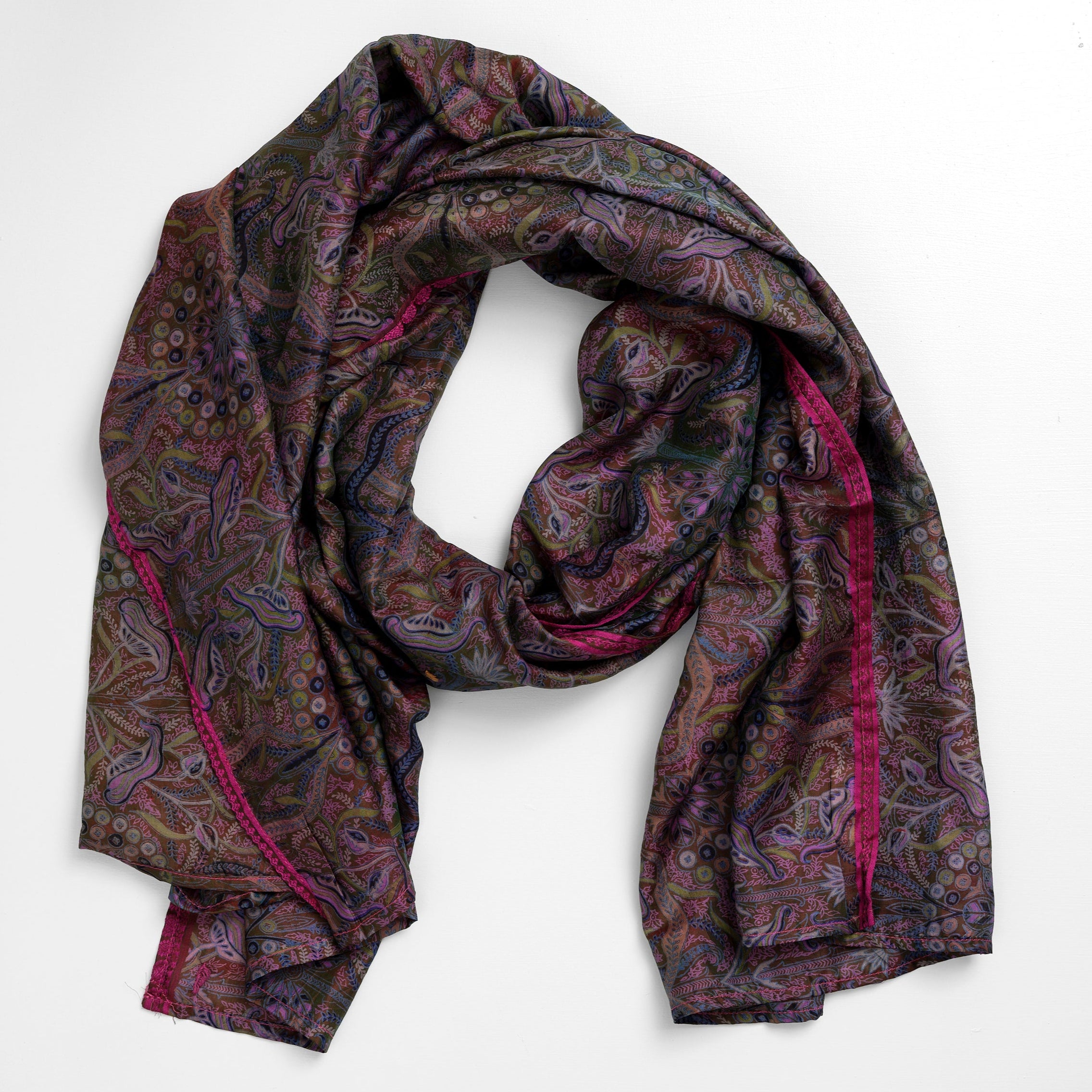 Silk scarf 100 x 200