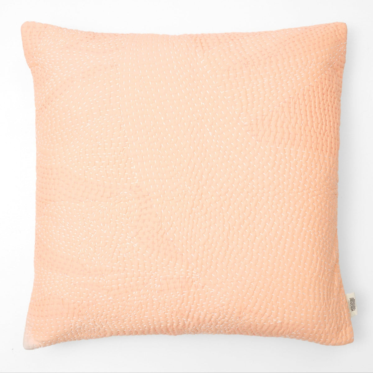 Quiltet pude 60 x 60 (Laksefarvet)