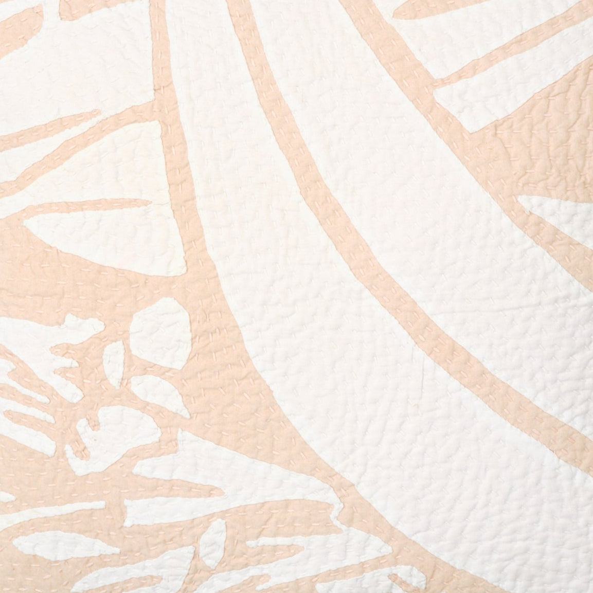 Quiltet pude 60 x 60 (Beige m. mønster)