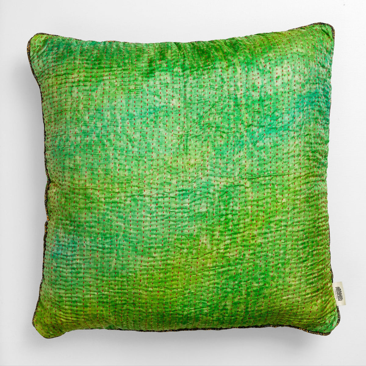 Unika kantha sari silkepude 60 x 60 cm
