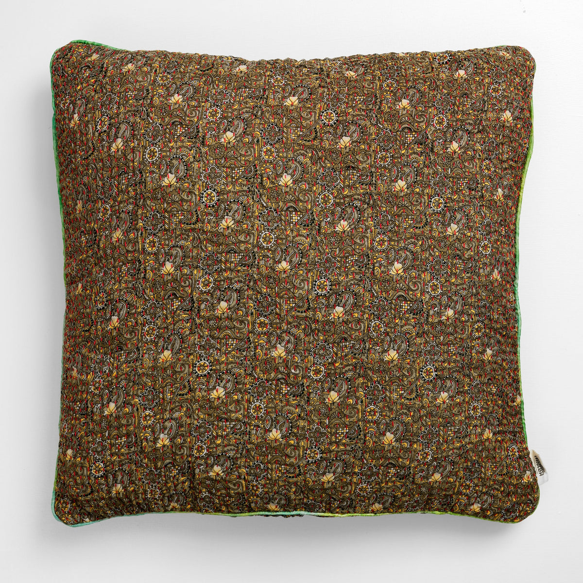 Unika kantha sari silkepude 60 x 60 cm