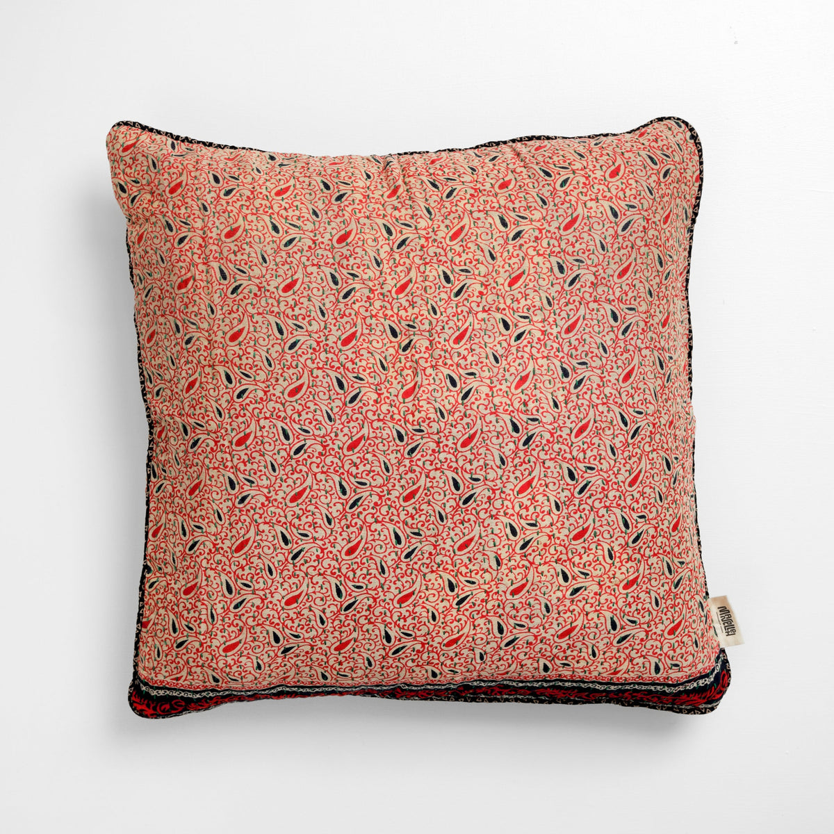 Unika kantha sari bomuldspude 50 x 50
