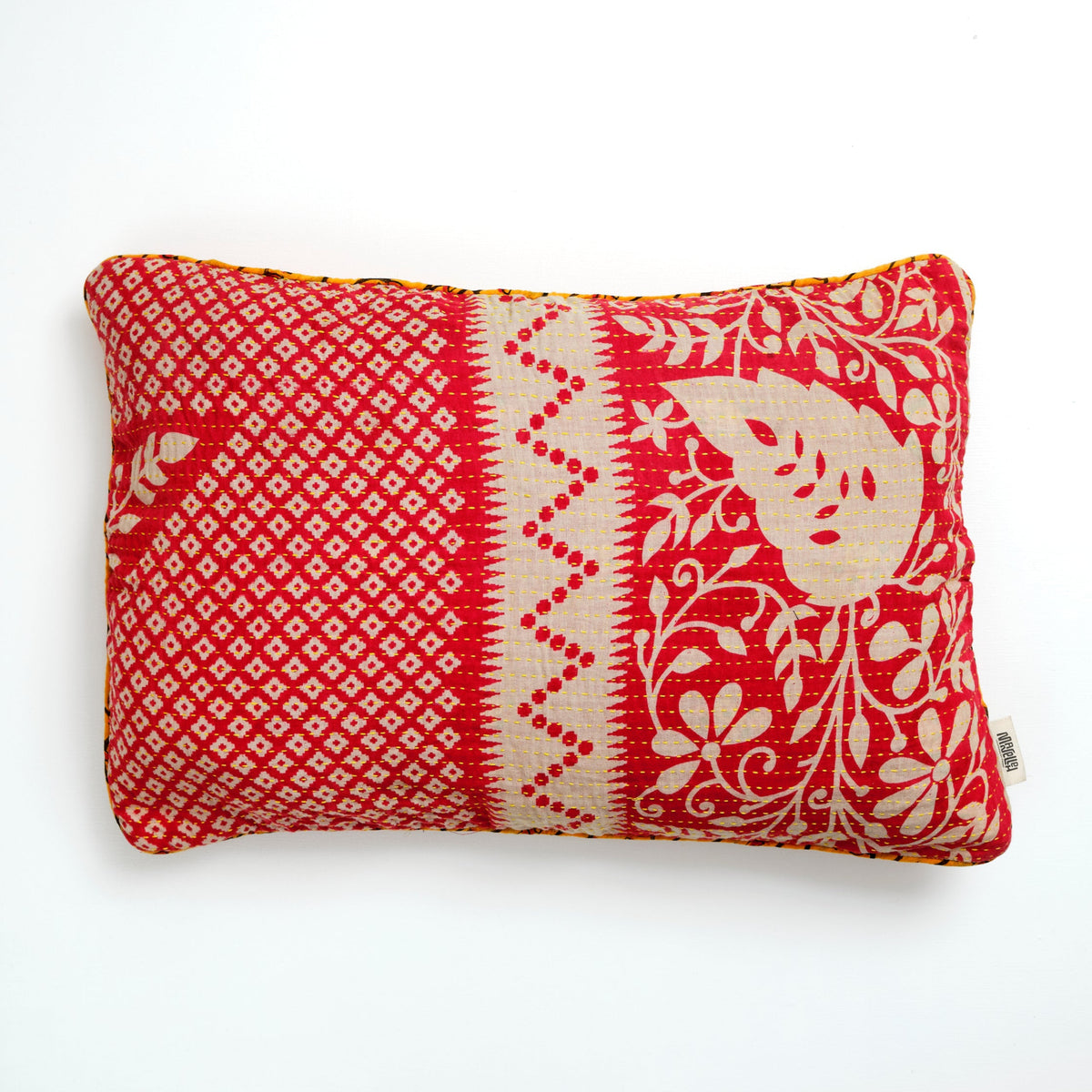 Unika kantha sari bomuldspude 40 x 60