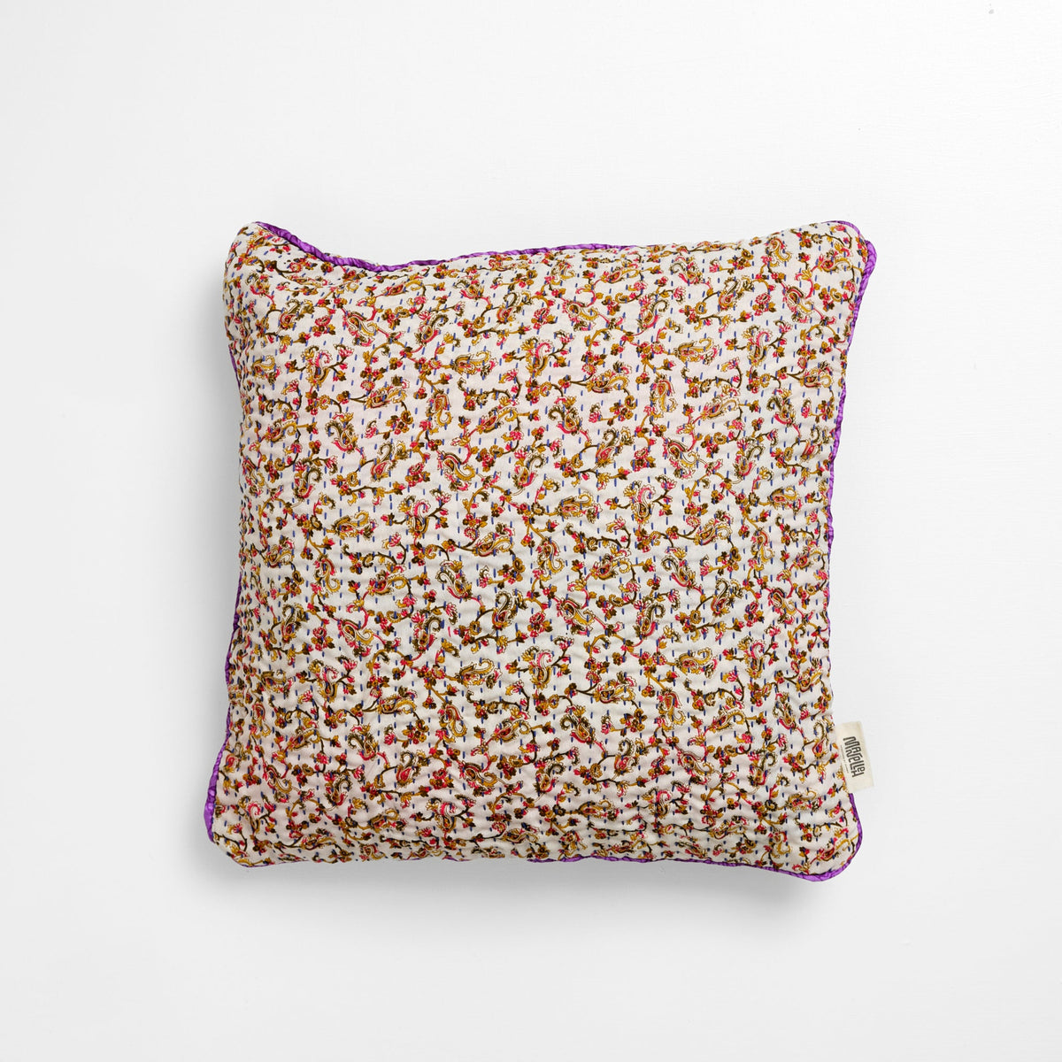 Unika kantha sari silkepude 40 x 40 cm