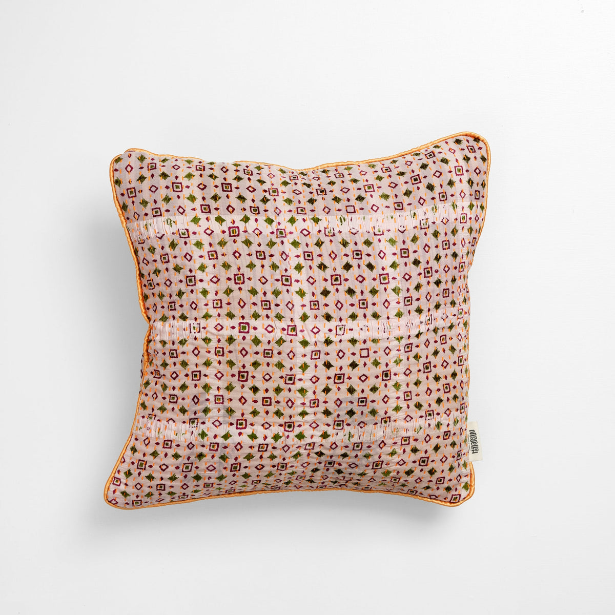Unika kantha sari silkepude 40 x 40 cm