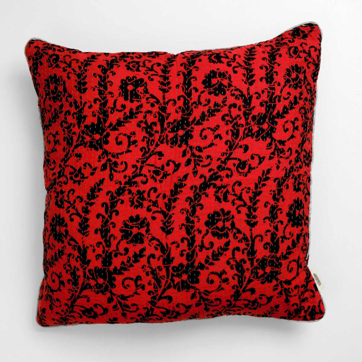Unika kantha sari bomuldspude 60 x 60