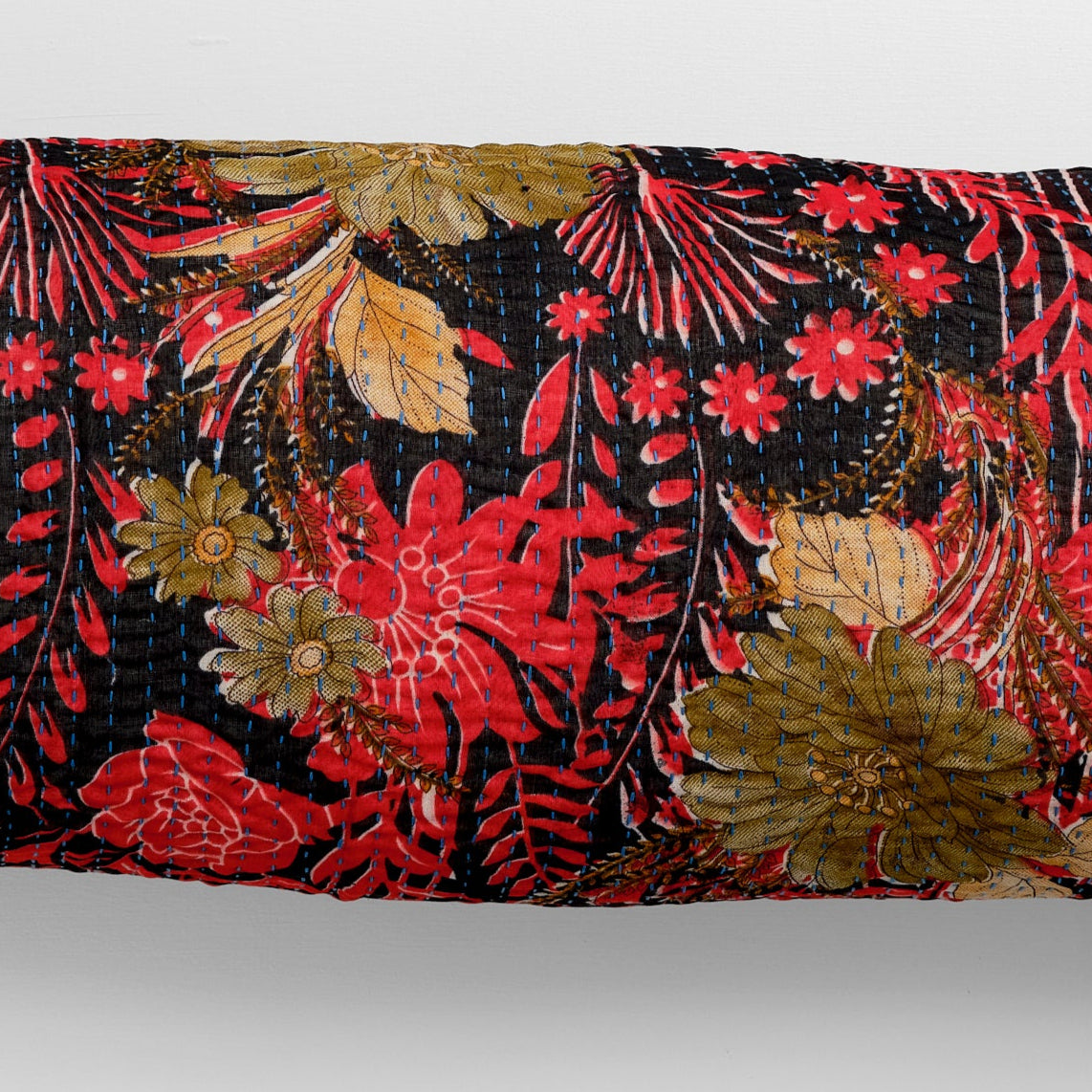 Unique kantha sari cotton pillow 60 x 60