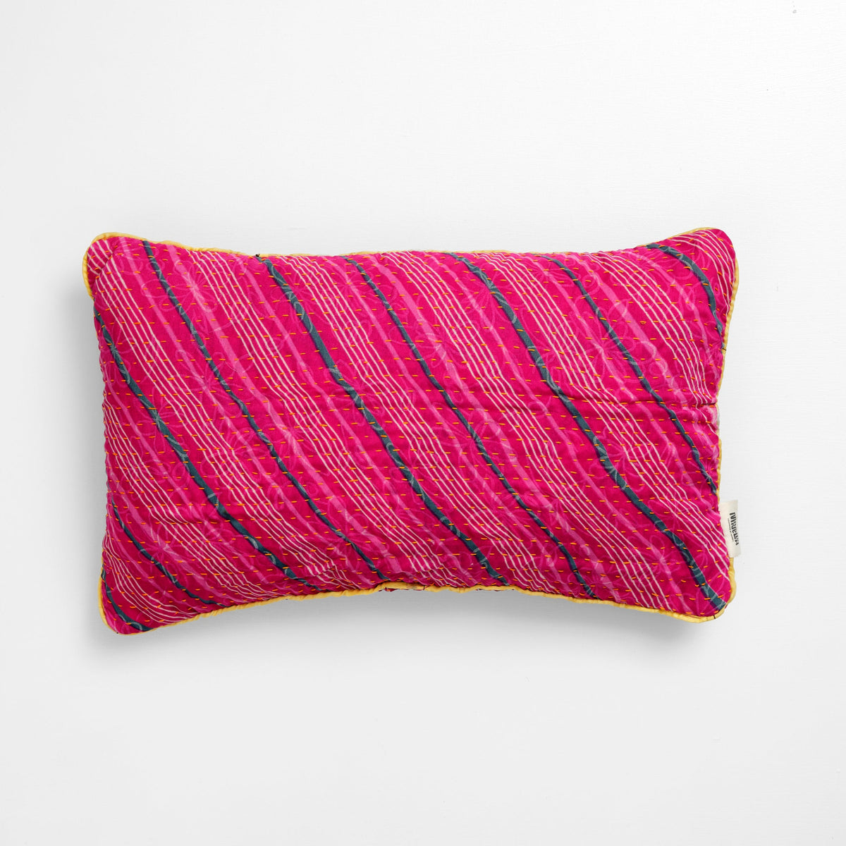 Unika kantha sari silkepude 30 x 50 cm