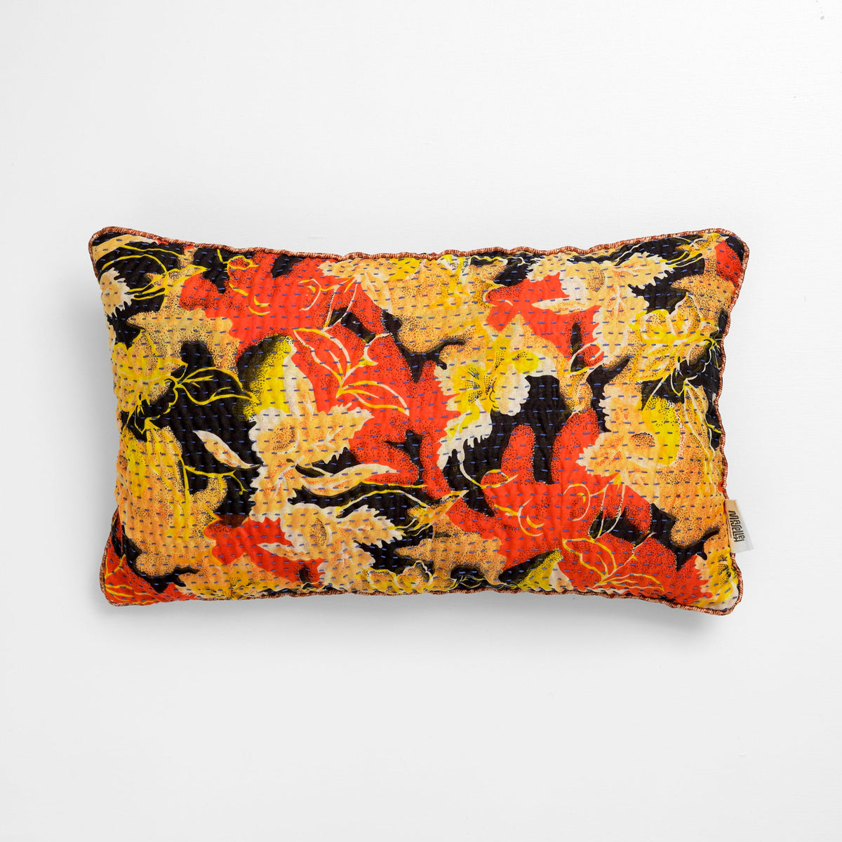 Unika kantha sari silkepude 30 x 50 cm