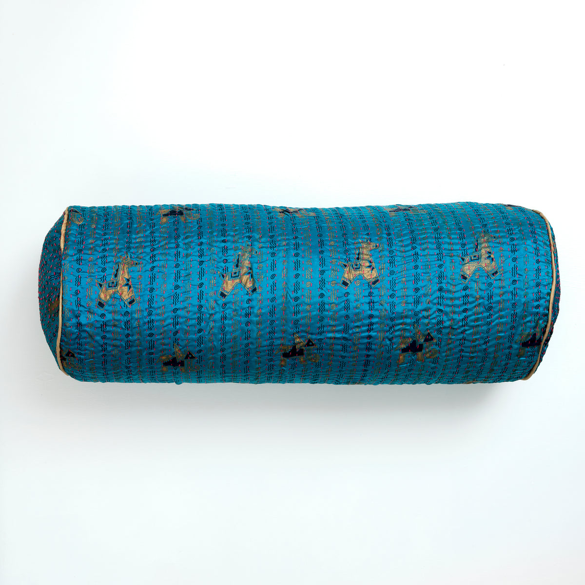 Sari cylinder silkepude Ø22 x 60