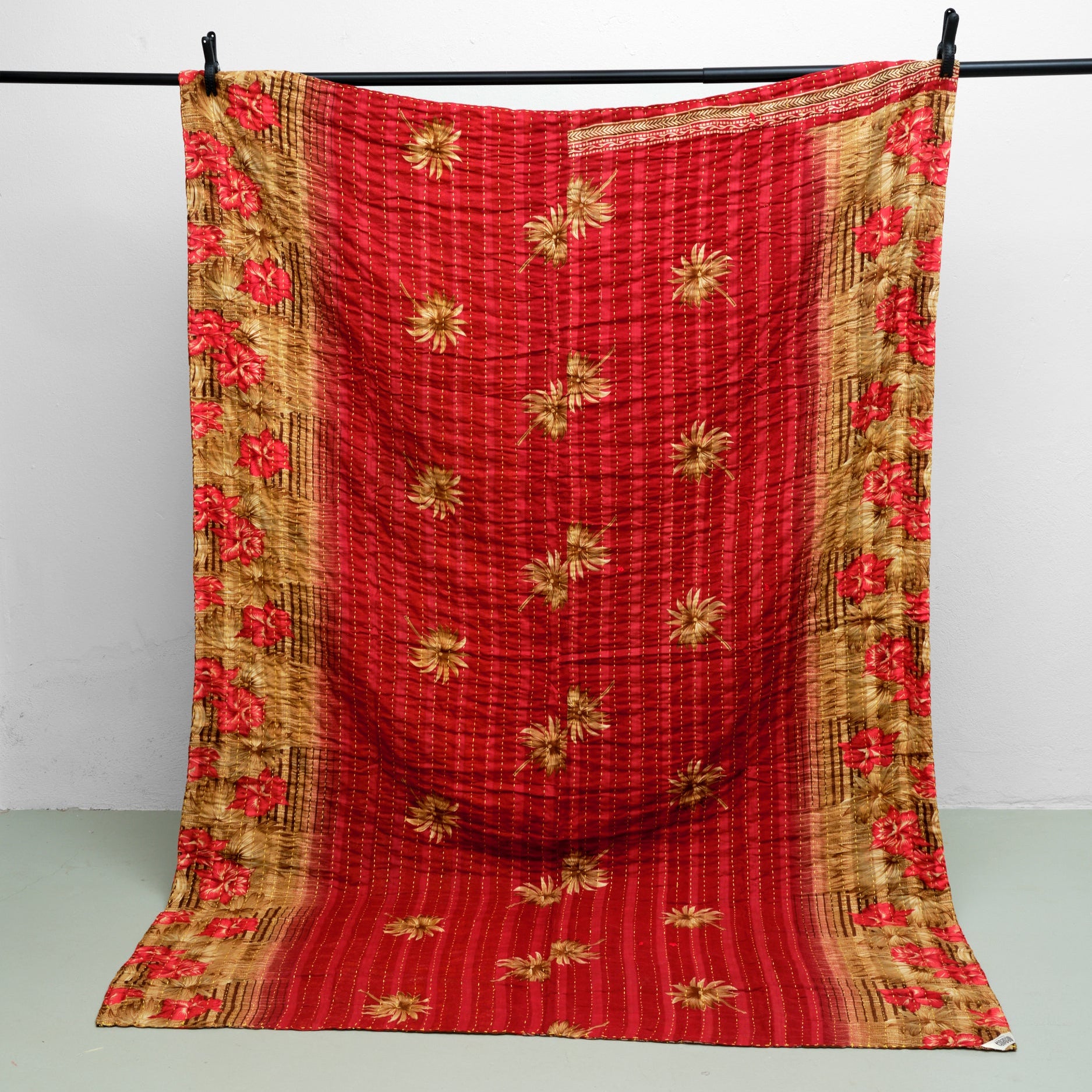 <tc>Cotton kantha blanket 140 x 200 cm</tc>