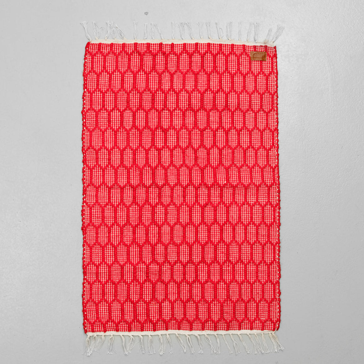 Honning dørmåtte 60 x 90 (rød)