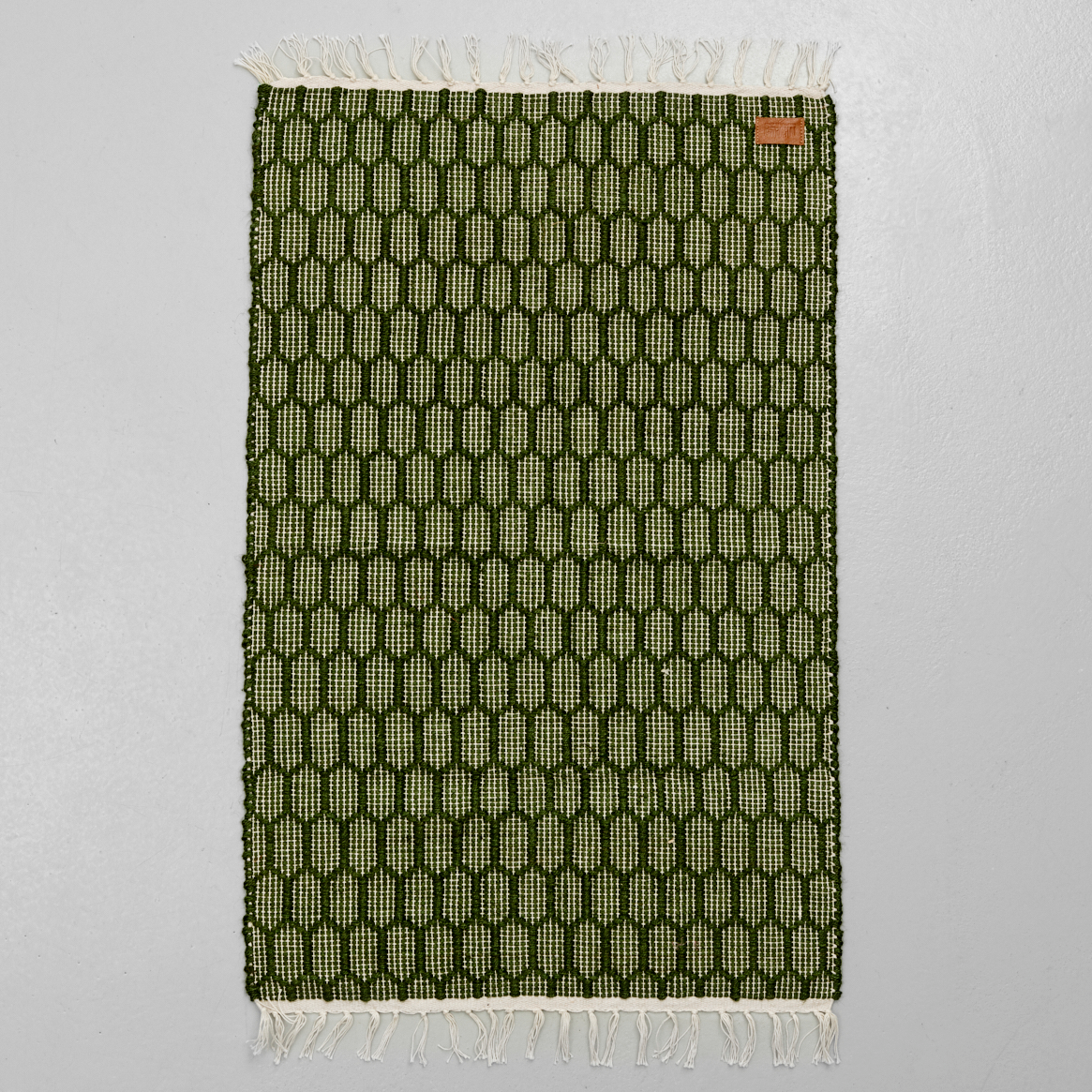 Honning dørmåtte 60 x 90 (grøn)
