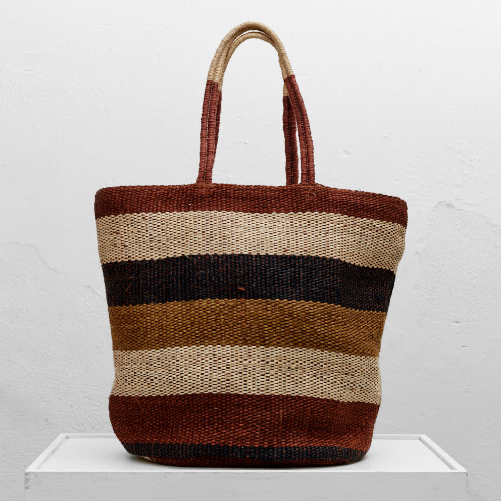 Weekend bag (multi-colored striped)