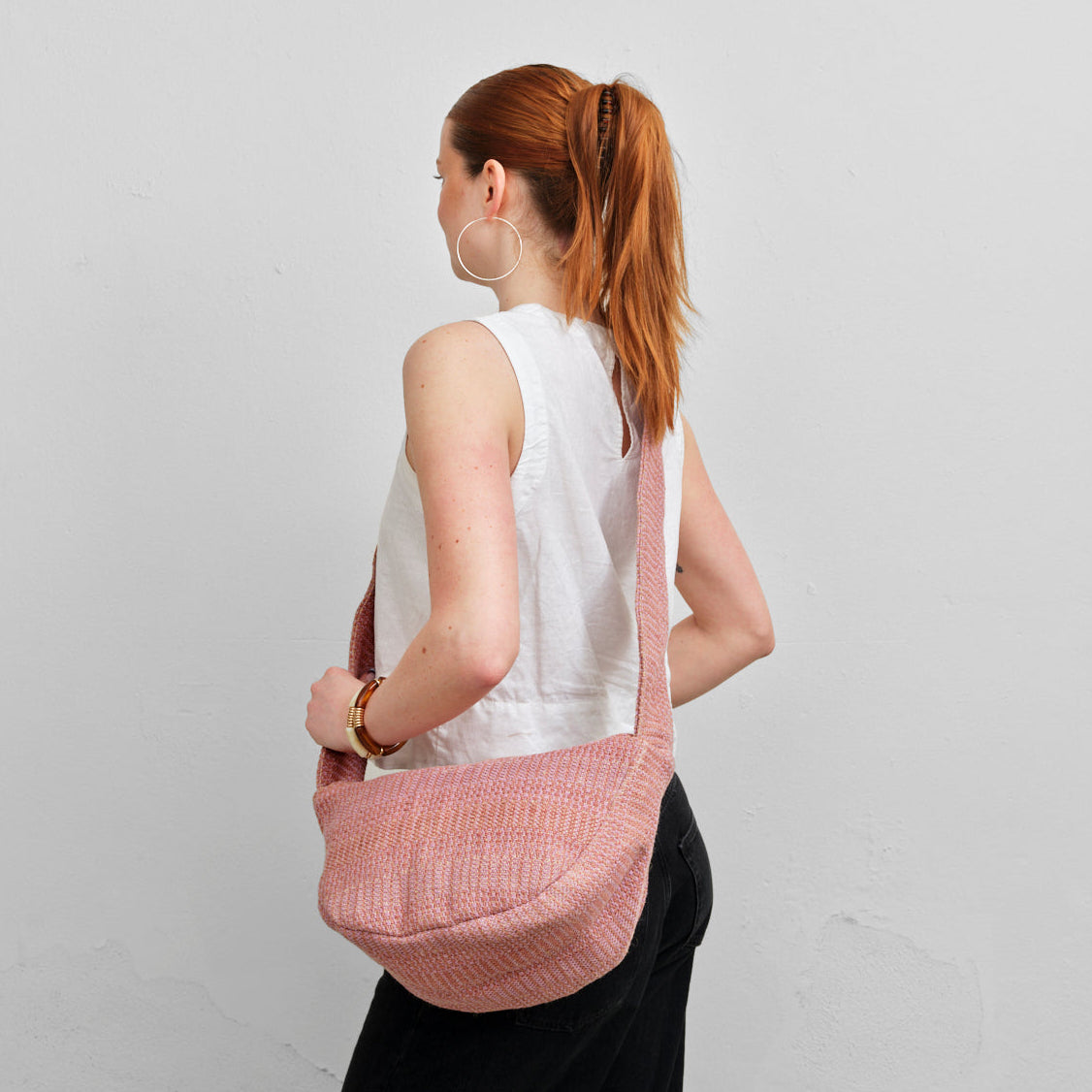 <tc>Belt bag (jute/ multicolored pattern)</tc>