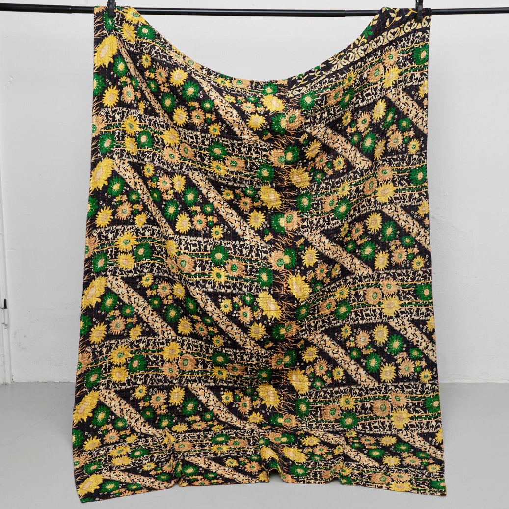 Unika sari kantha tæppe 140 x 200 cm