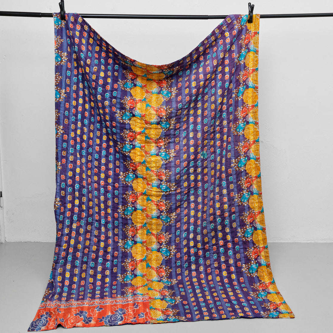 <tc>Cotton kantha blanket 140 x 200 cm</tc>