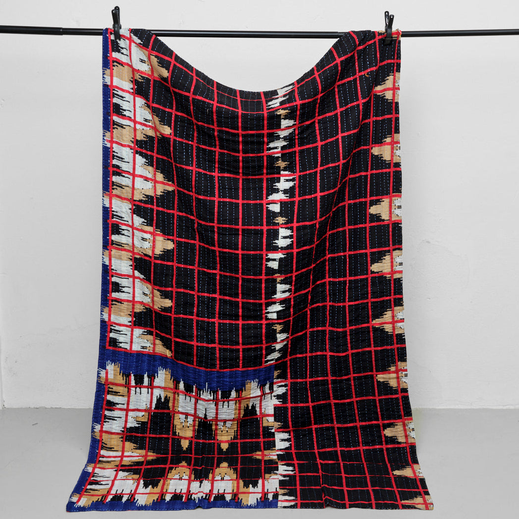 <tc>Cotton kantha blanket 120 x 200 cm</tc>