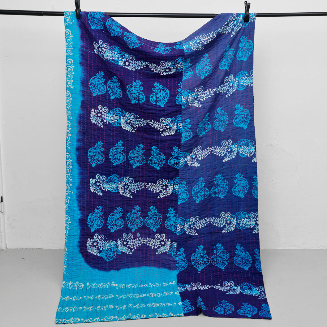 <tc>Cotton kantha blanket 120 x 200 cm</tc>